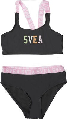 Svea Sportig Bikini, Black