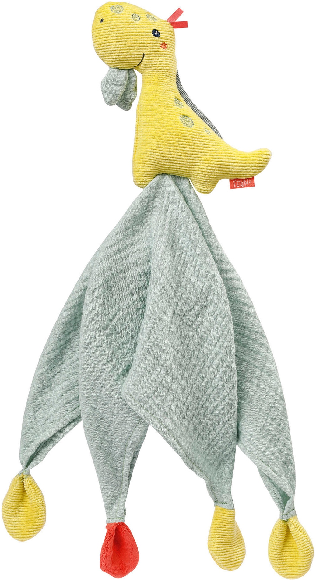 Fehn Kuscheltuch »Happy Dino, Schmusetuch«