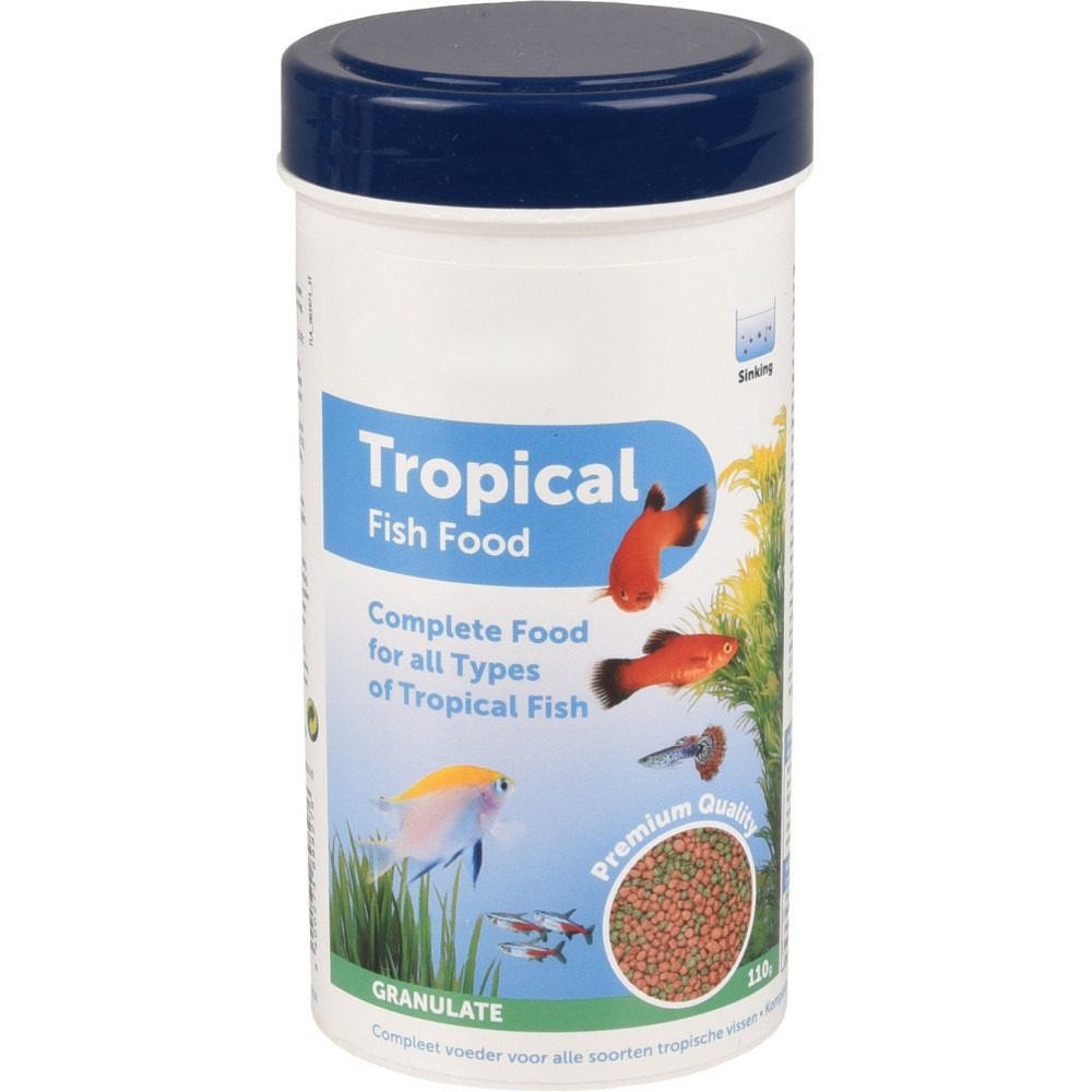 Aliment granulé tropica pour poisson 250 ml, 110 g