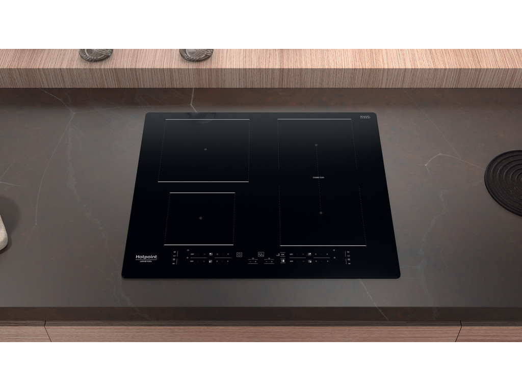 PLACA DE INDUÇÃO HOTPOINT HB 4860B NE PRETA 60 CM