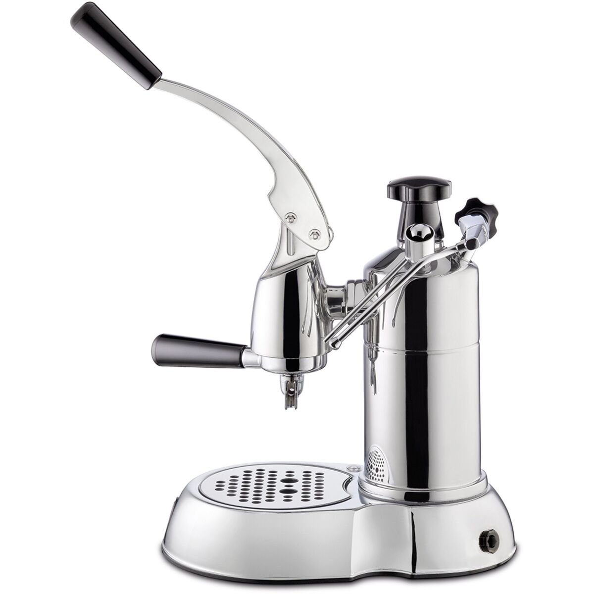 Stradivari Professional Espressomaskin Rustfritt stål med svarte håndtak LPLSPL01EU