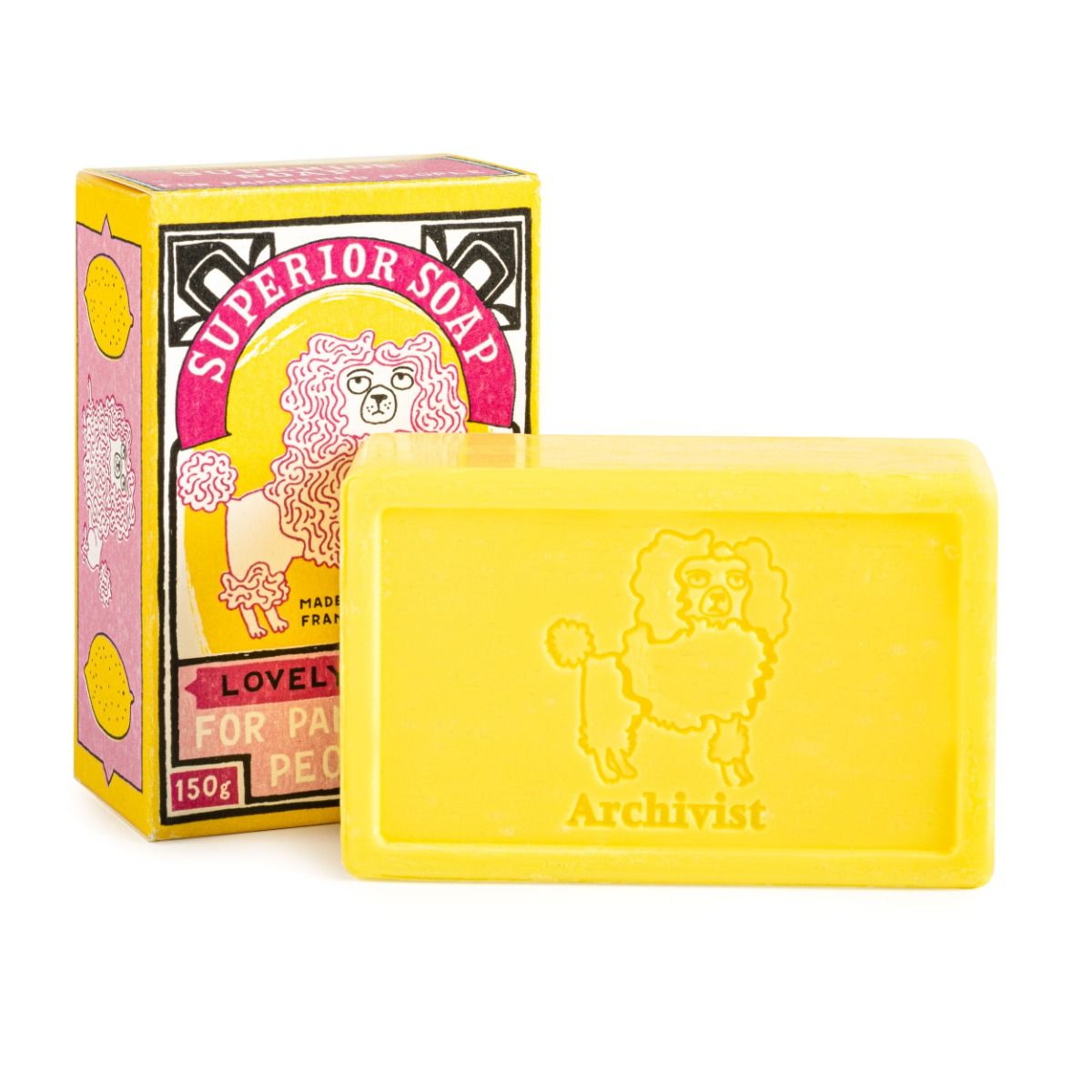 Savon caniche citron Archivist Gallery
