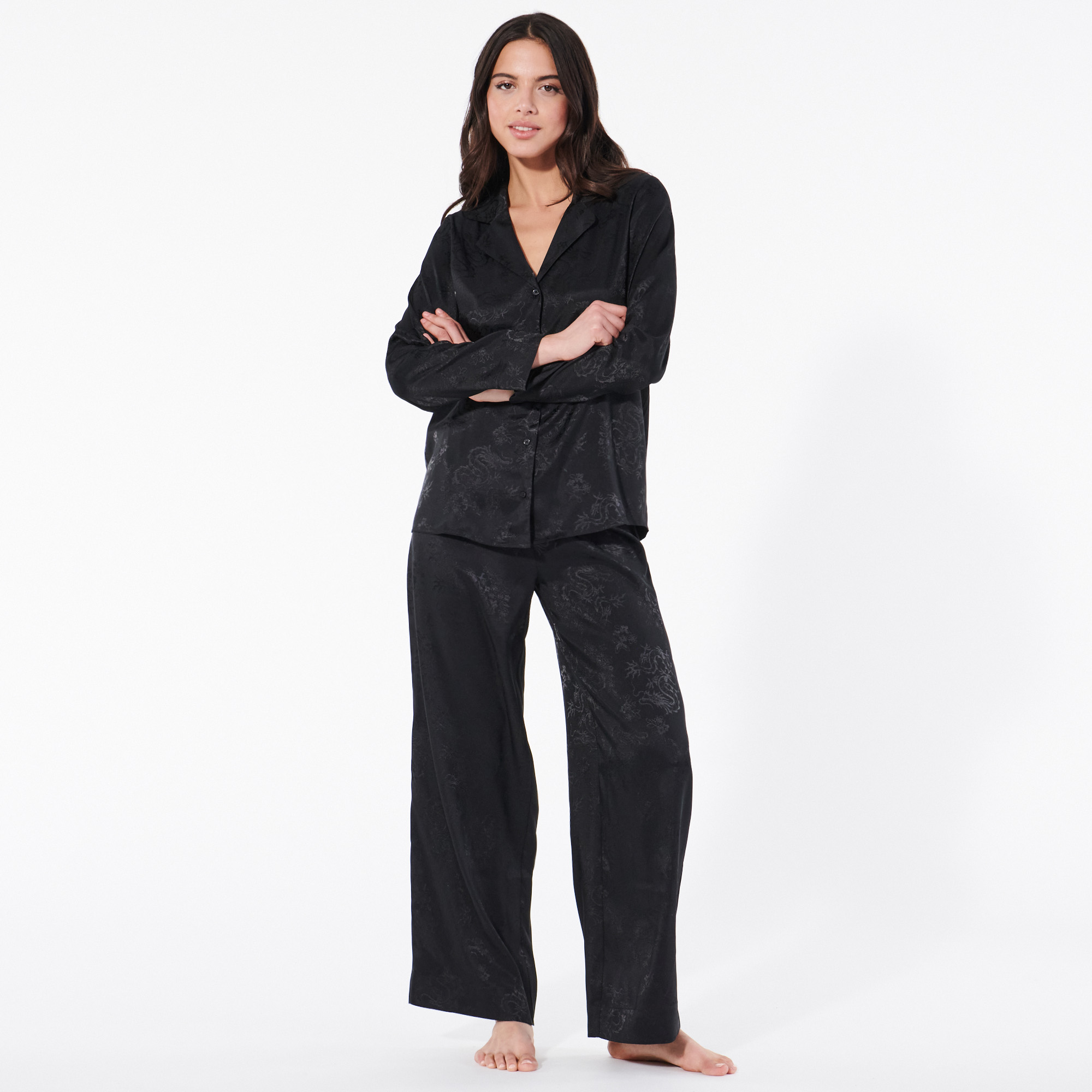 Pantalon de pyjama en satin