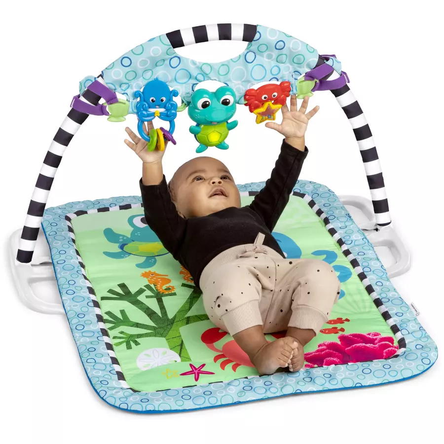 Baby Einstein Neptune's Discovery Reef™ Aktivitätsmatte und Spielzeugbogen zum mitnehmen