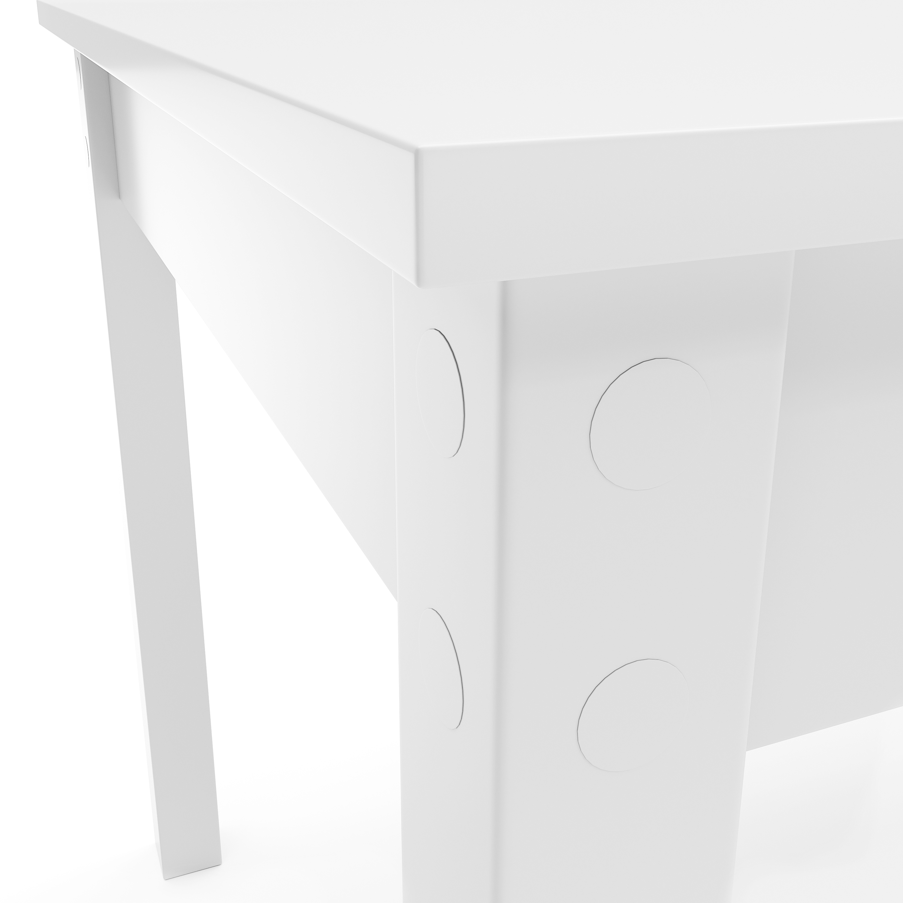 Esstisch ausziehbar TALA 130/180 x 80 cm weiss