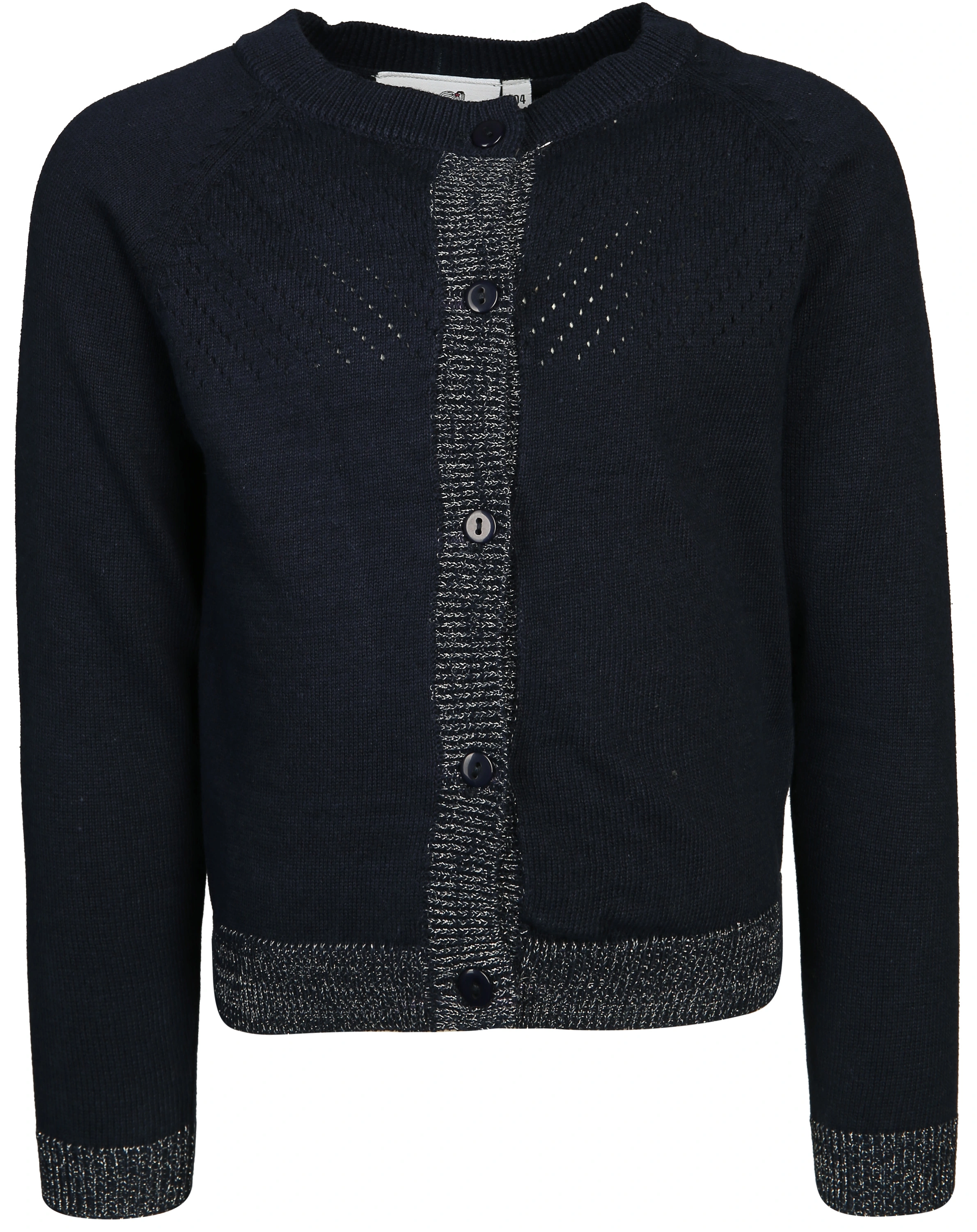 Strickjacke NEELE mit Glitzer in navy