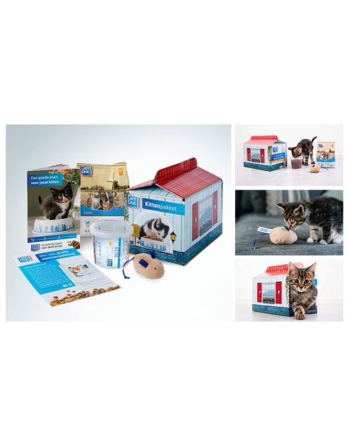 Carocroc Kitten Pakket - Kattenvoer - Gevogelte Rijst Visolie 400 g Kittens