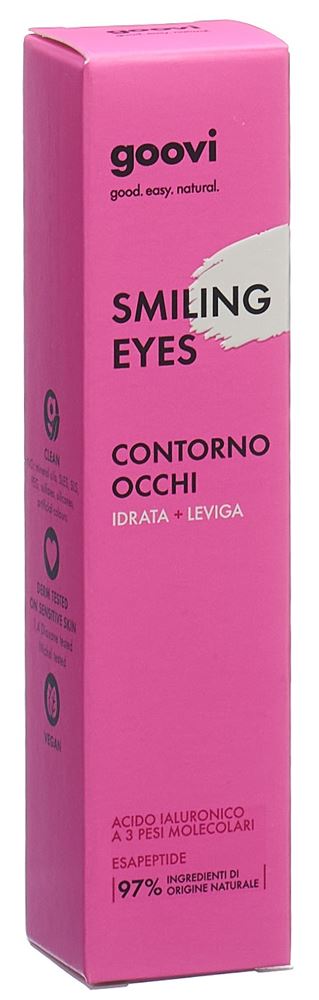 Goovi SMILING EYES Augencreme Creme Tb 15 ml