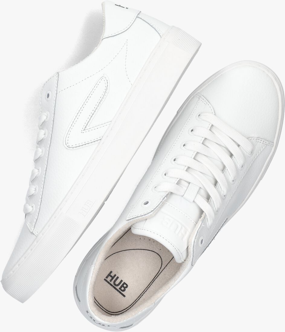 HUB witte hub lage sneakers hook-z