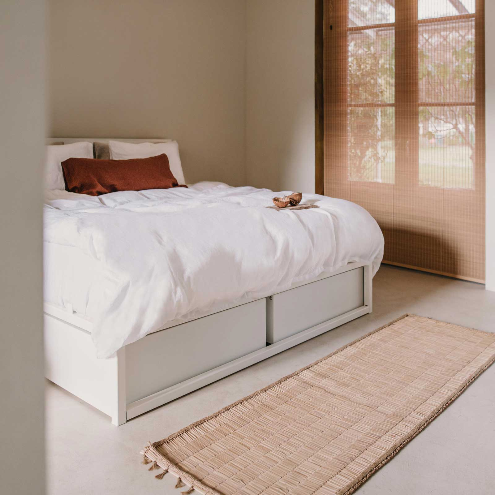 Lade voor bedframe °01 en °02 | Wit Voor 80 x 200 cm (per stuk)