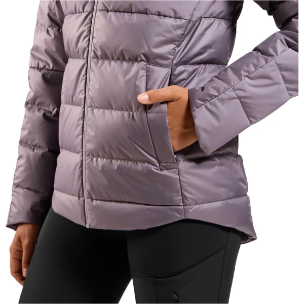 Doudoune randonnée ODLO INS SEVERIN N-THERMIC HOOD JACKET GRAY RIDGE