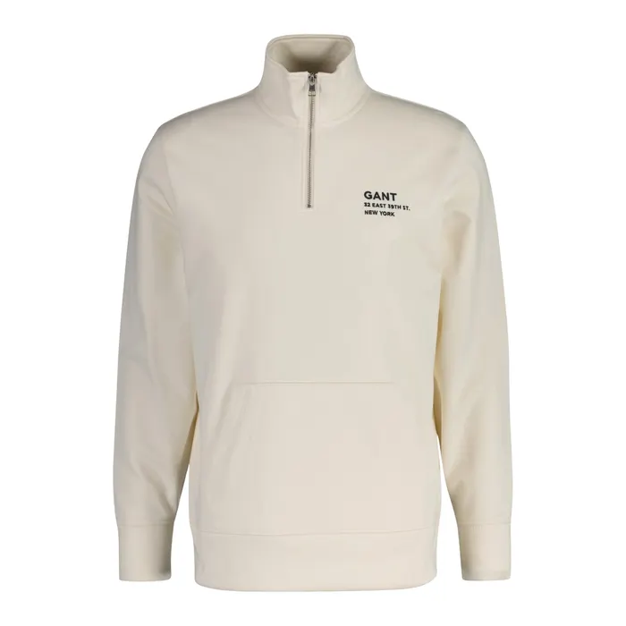 Gant Script Half Zip Sweater Heren