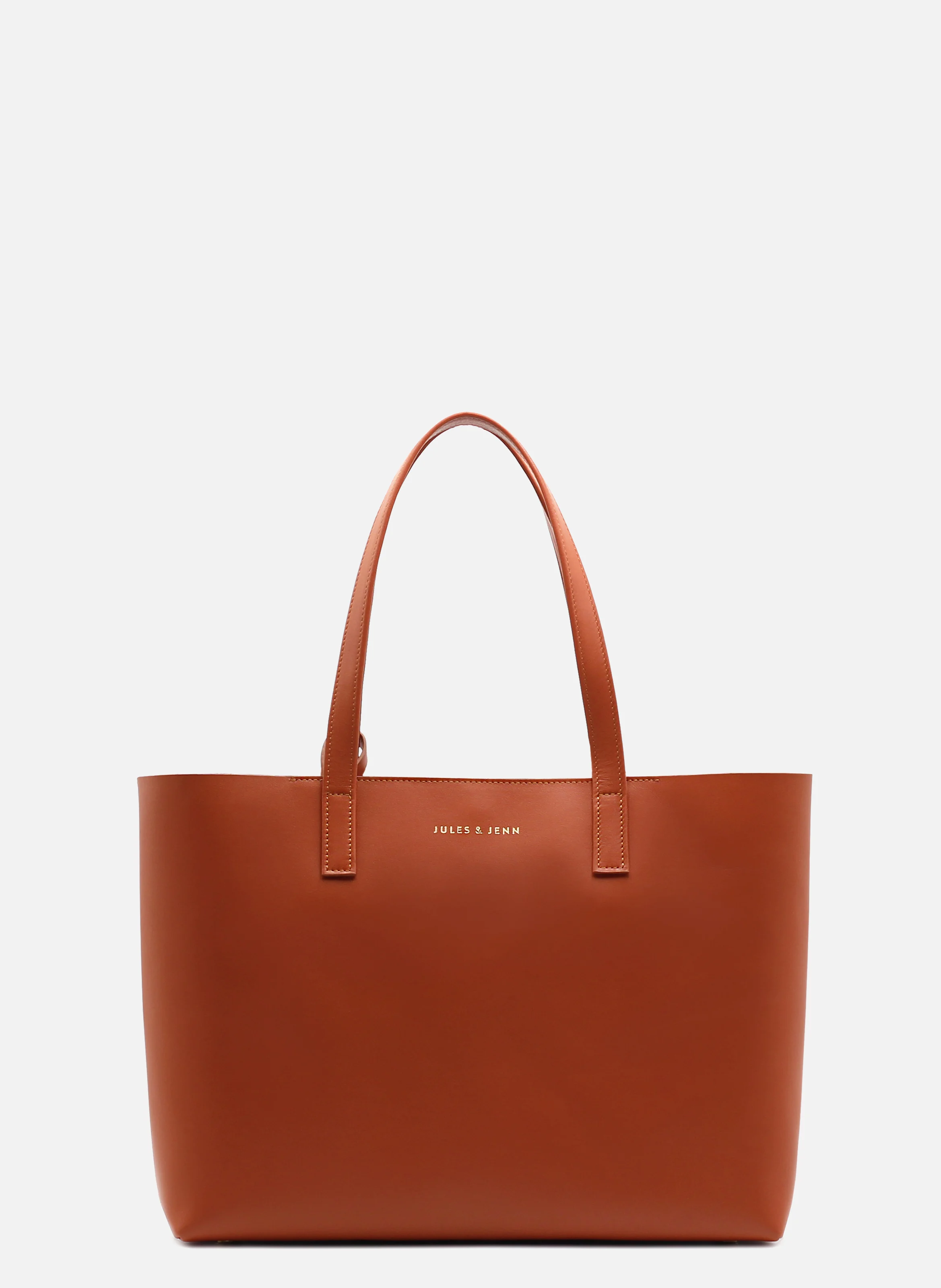 Sac cabas cuir lisse | Orange