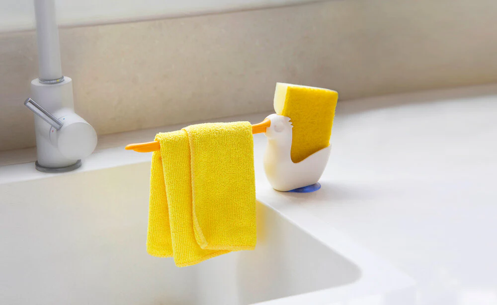 Peleg Design  Pelix holder til svamp og klud - hvid