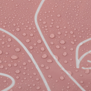 Sealskin douchegordijn mind 180x200cm donker roze/wit