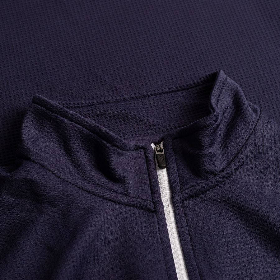 Hummel Maillot d'Entraînement Authentic 1/2 Zip - Bleu Marine/Blanc Enfant