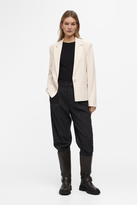 Object beige dames blazer