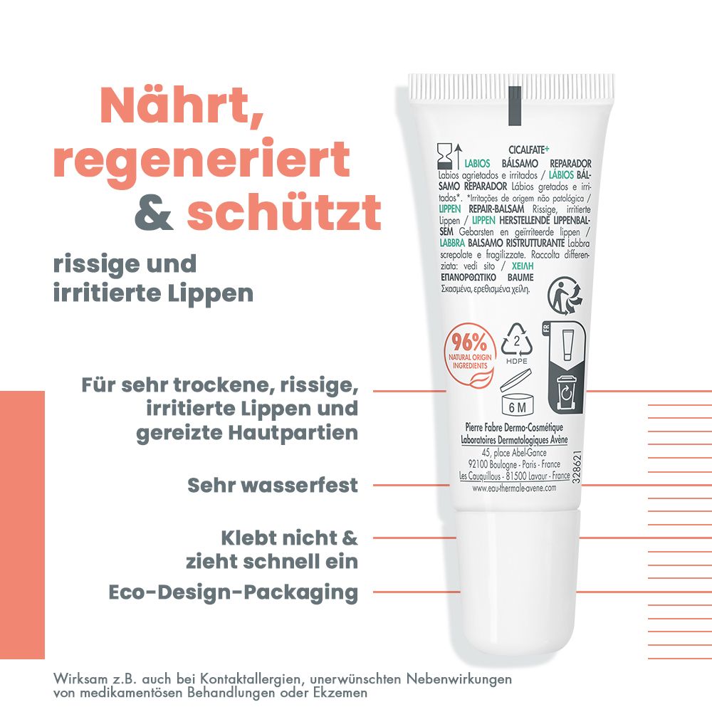 Avène Cicalfate+ Lippen Repair-Balsam