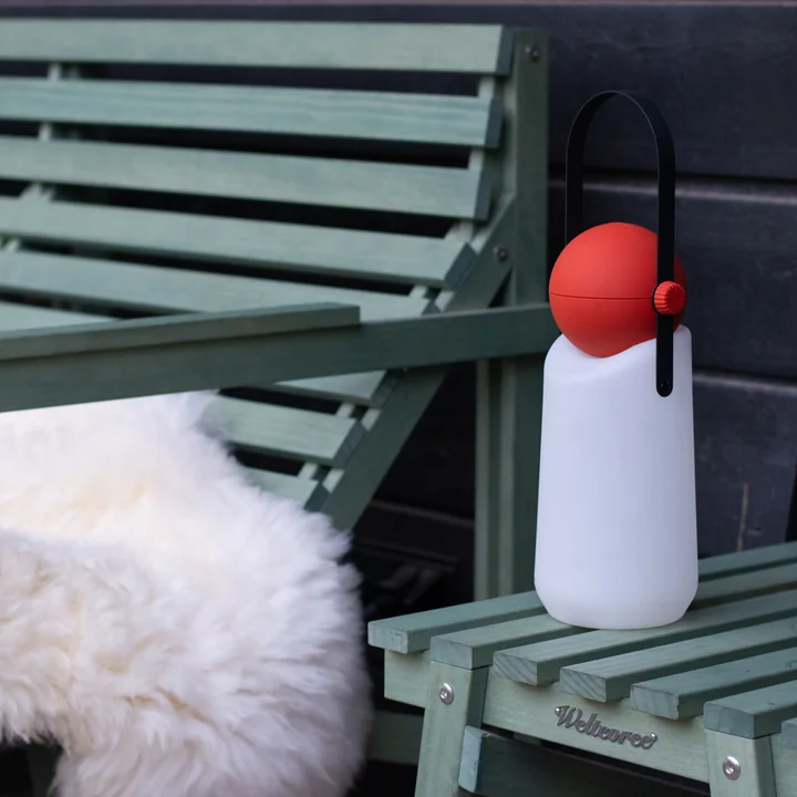 Weltevree - Guidelight Akku LED Outdoor-Leuchte, rot