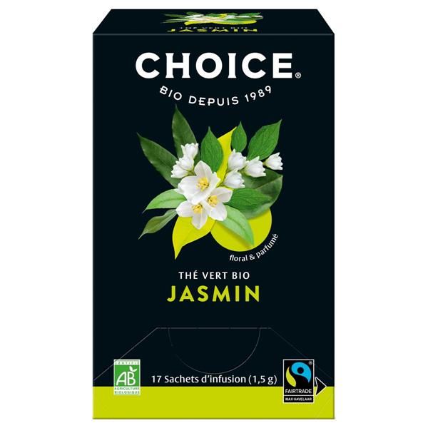 Bio Chá Verde Jasmim 17 Saquetas