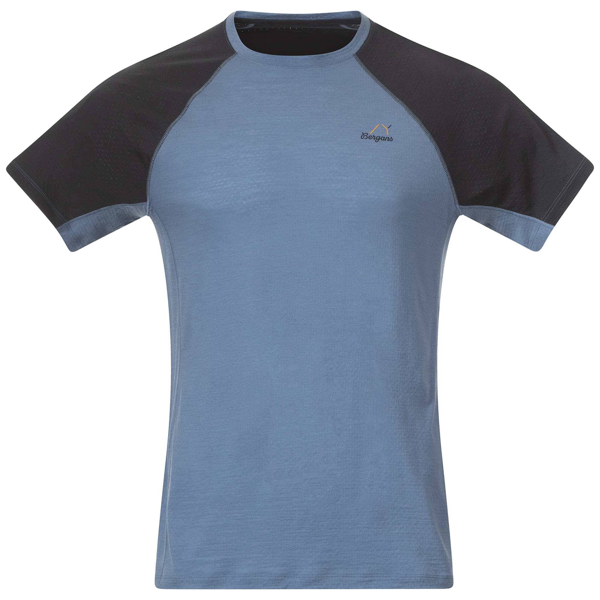 Y LightLine Merino Tee Herre Elemental Blue/Dark Shadow Grey