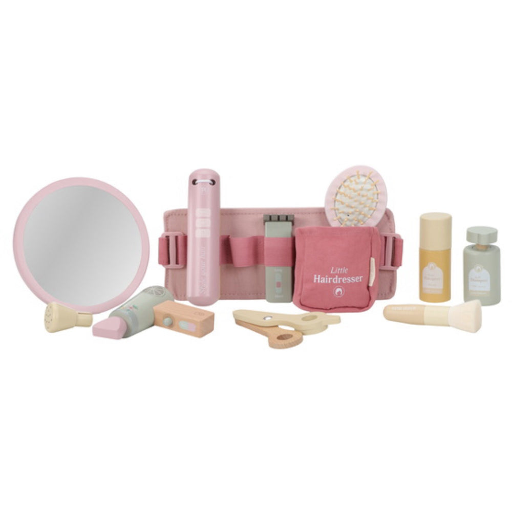 Køb Little Dutch Pink Wooden Frisør Sæt