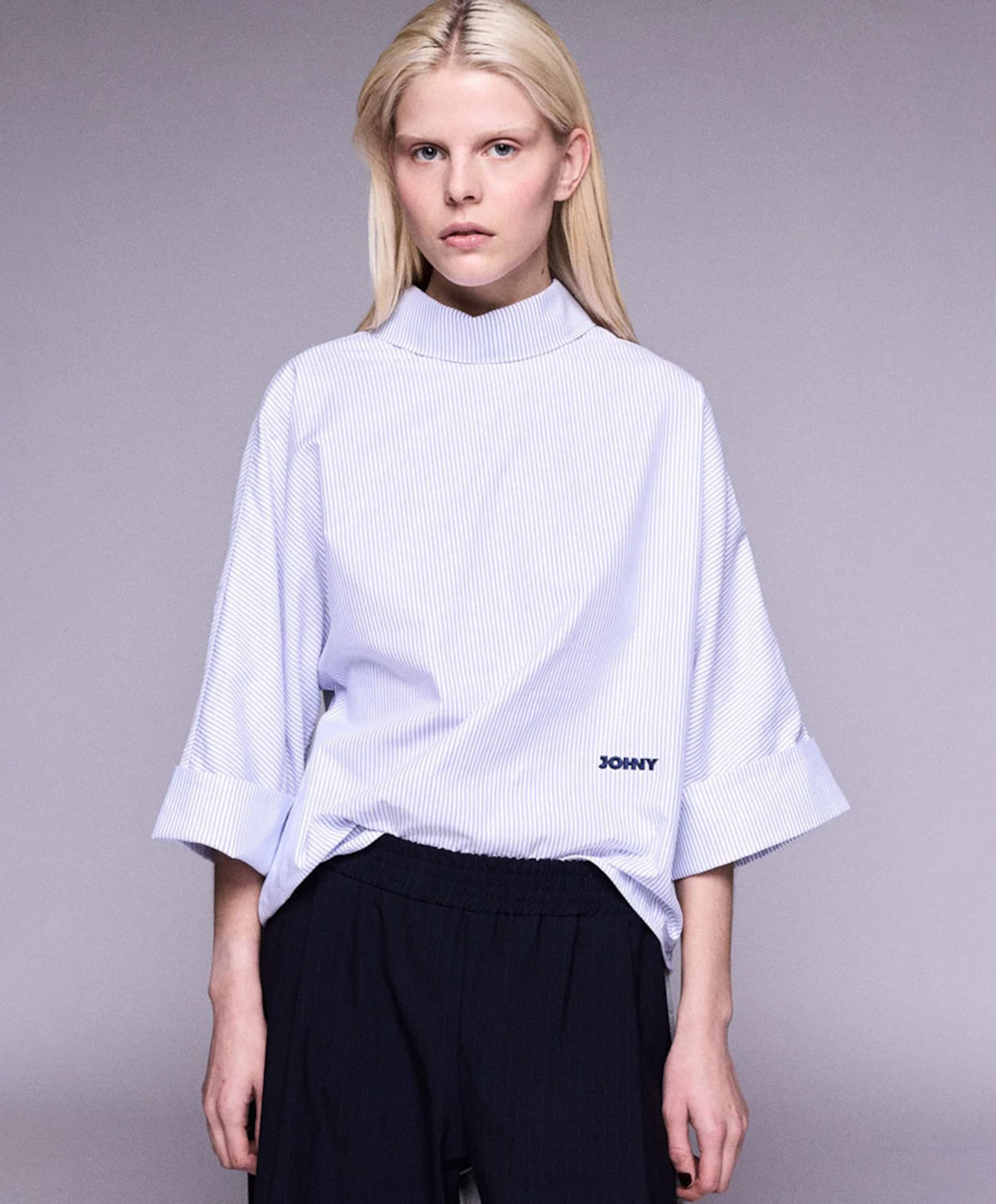 JOHNY Dames blouse blauw