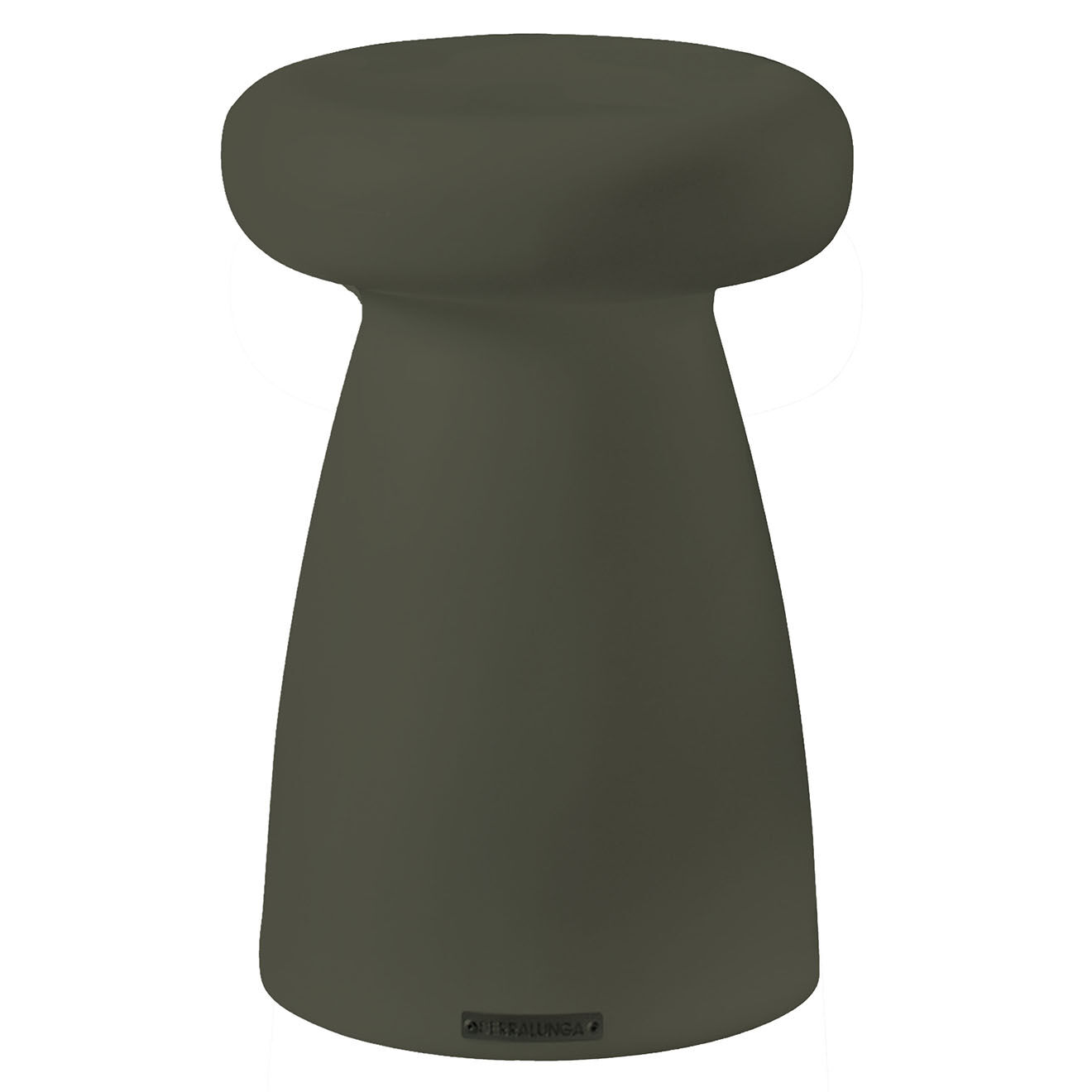 Serralunga Petite table/tabouret porcino design par aldo cibic vert - D.35x50 cm