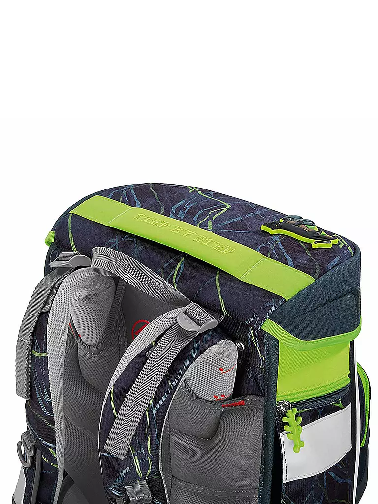 STEP BY STEP Schultaschen Set 5tlg SPACE Danger Cat Chico schwarz