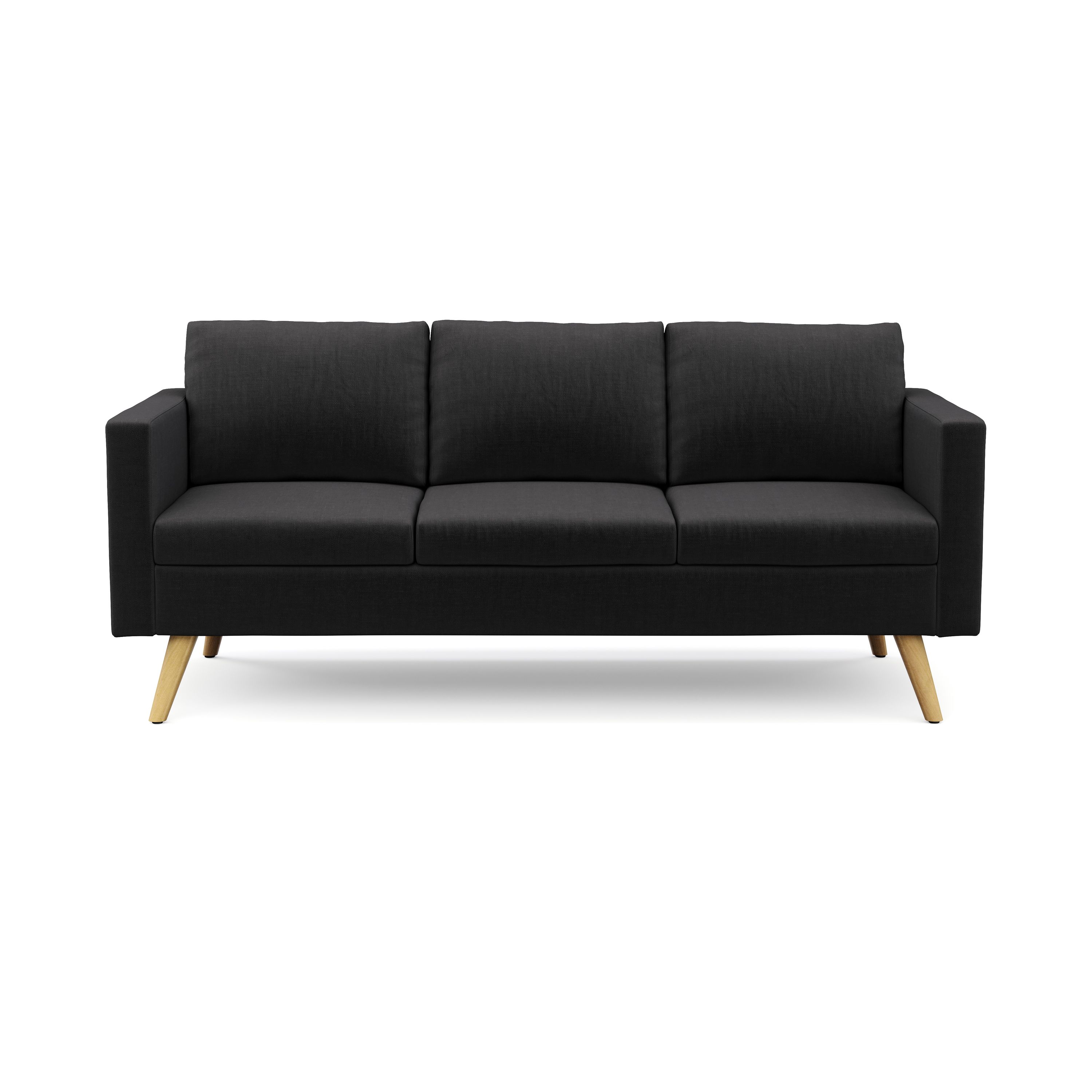 Sofa BLAIR 3-Sitzer schwarz