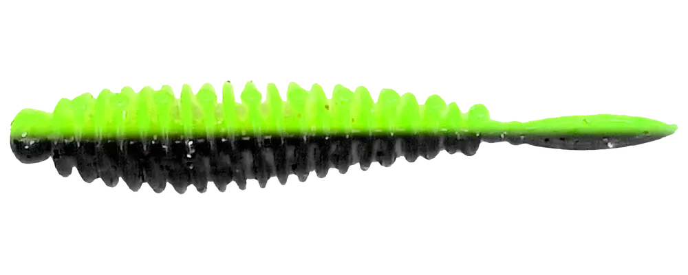 Flexibait Fat Worm Chartreuse 5-pak - tutti frutti