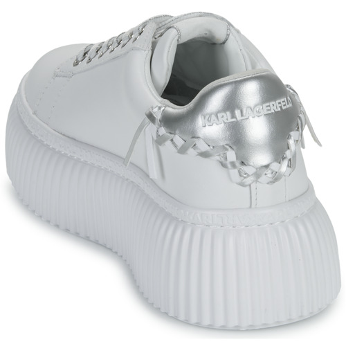 Karl Lagerfeld - KREEPER LO Whipstitch Lo Lace Blanco / Plata