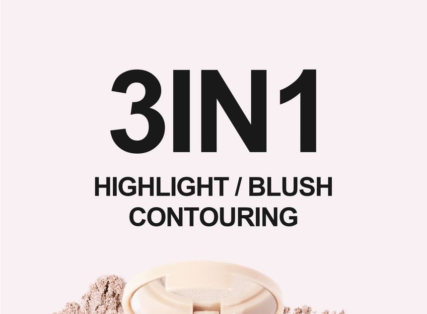 HANDAIYAN - 3-in-1 highlight blush contourpalette - 3 soorten