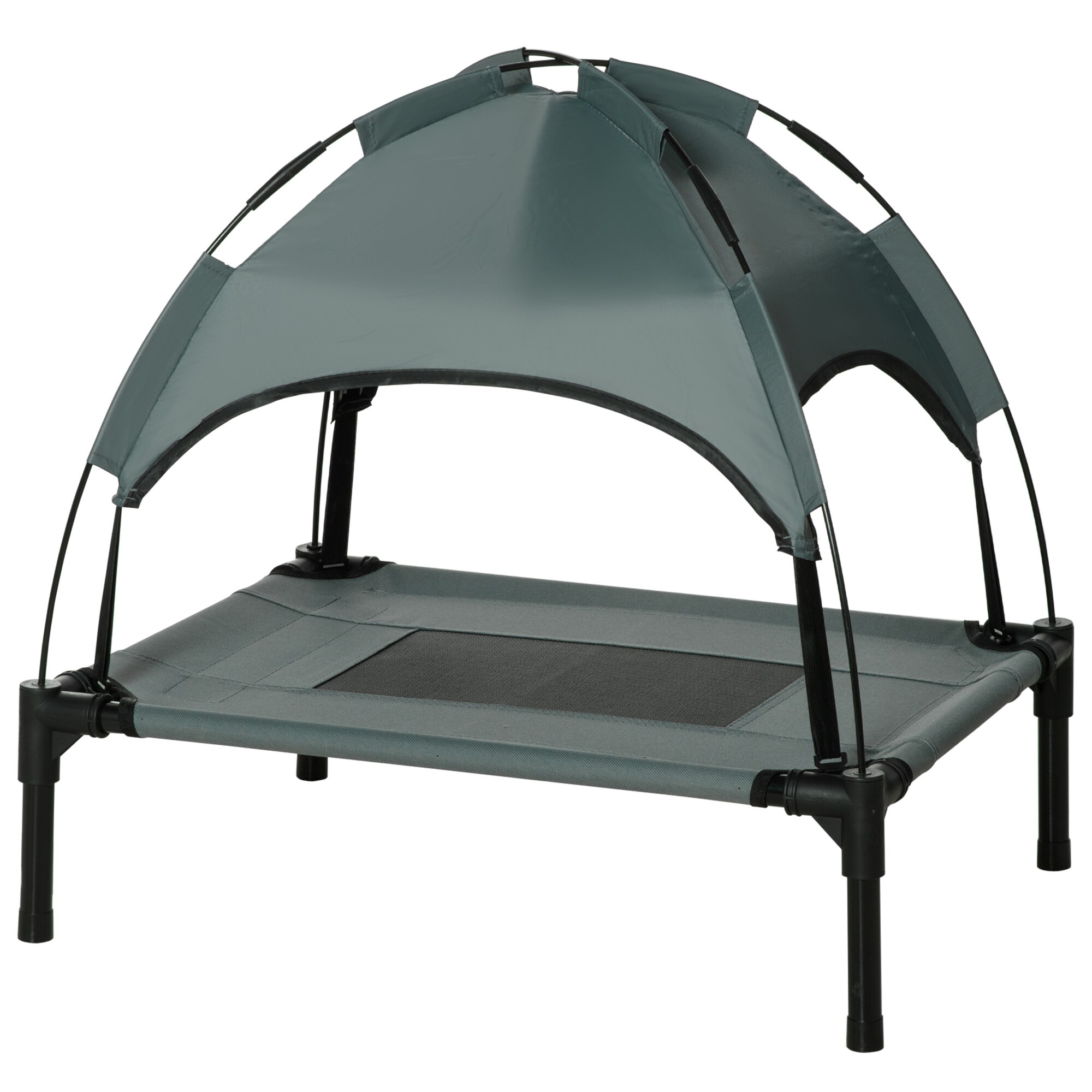PawHut Haustierbett mit Baldachin L61 x B46 x H61 cm