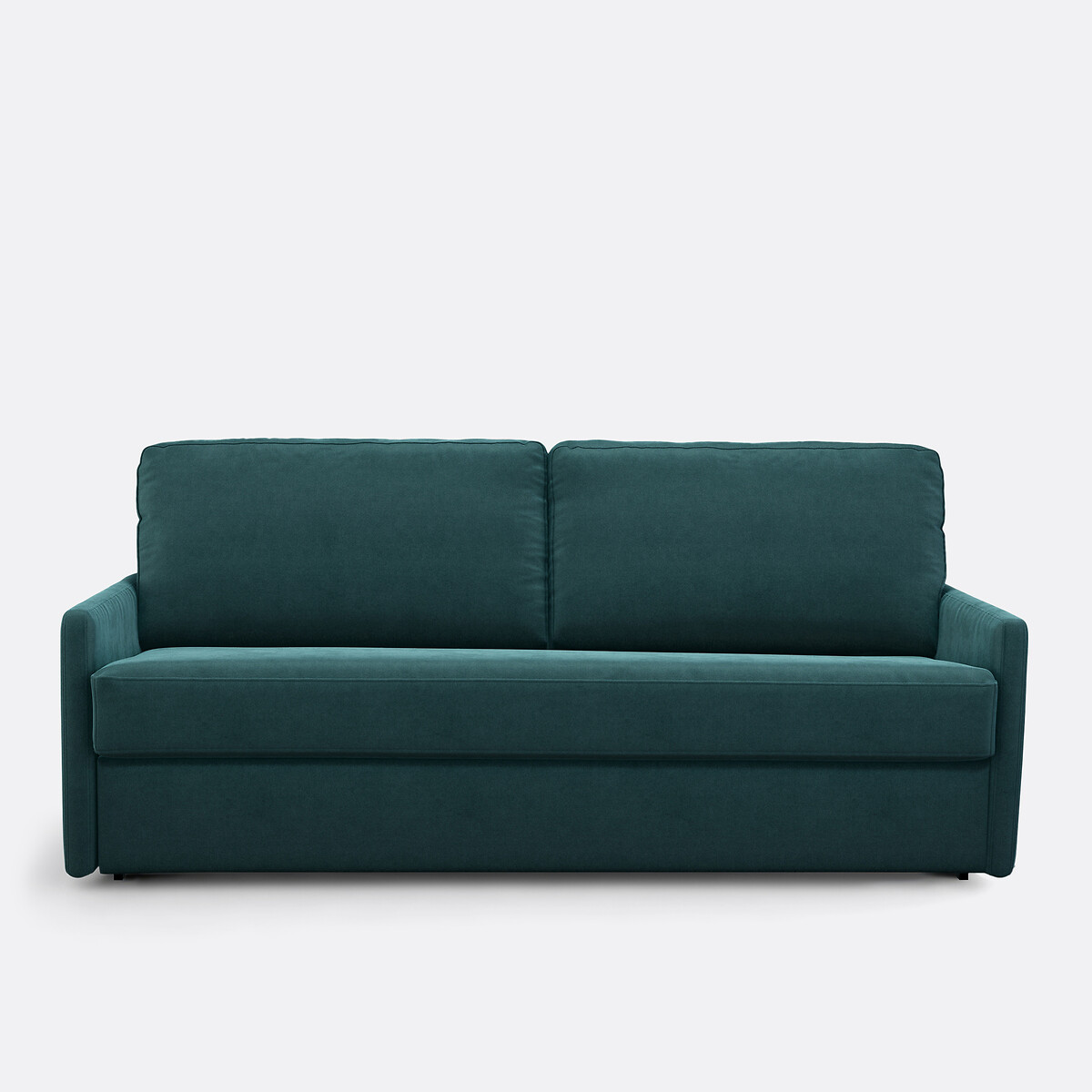 LA REDOUTE INTERIEURS<br>Sofá cama de veludo, espuma HR premium, Marta