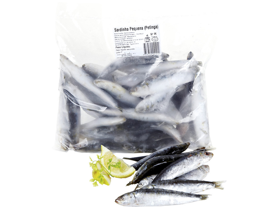 SARDINHA PEQUENA (PETINGA) CONGELADA 500 GR