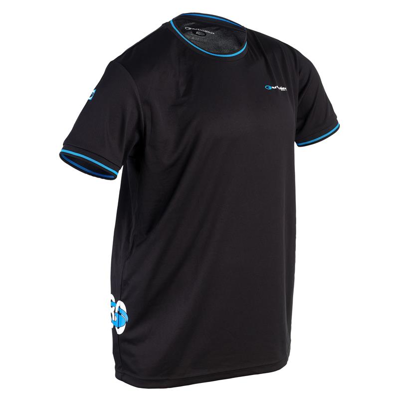 Tee Shirt Manches Courtes Homme Garbolino 80'S Series Respirant - Noir