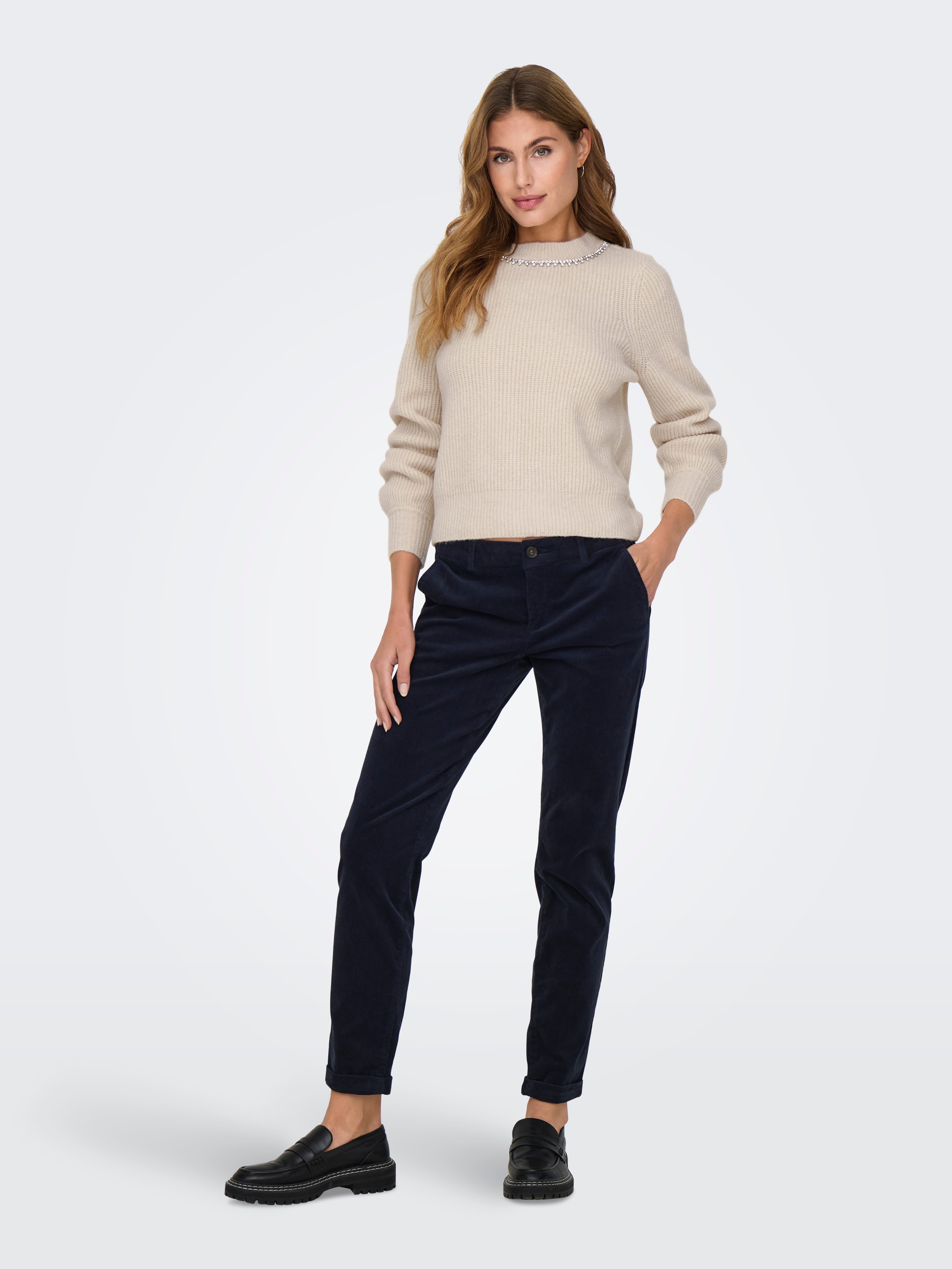 ONLGAIDA Strickpullover Pumice Stone