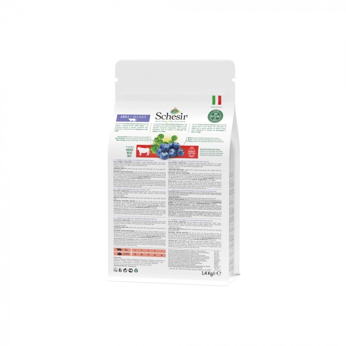 Schesir Croquettes Natural Selection Adult Delicate - Boeuf