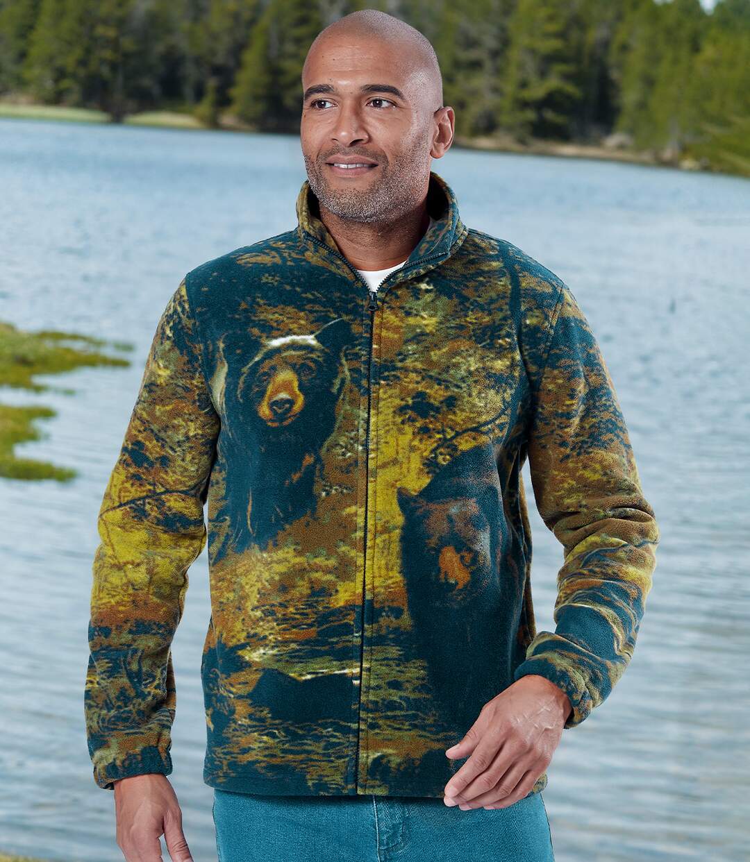 Veste Polaire Imprimée Canadian Forest