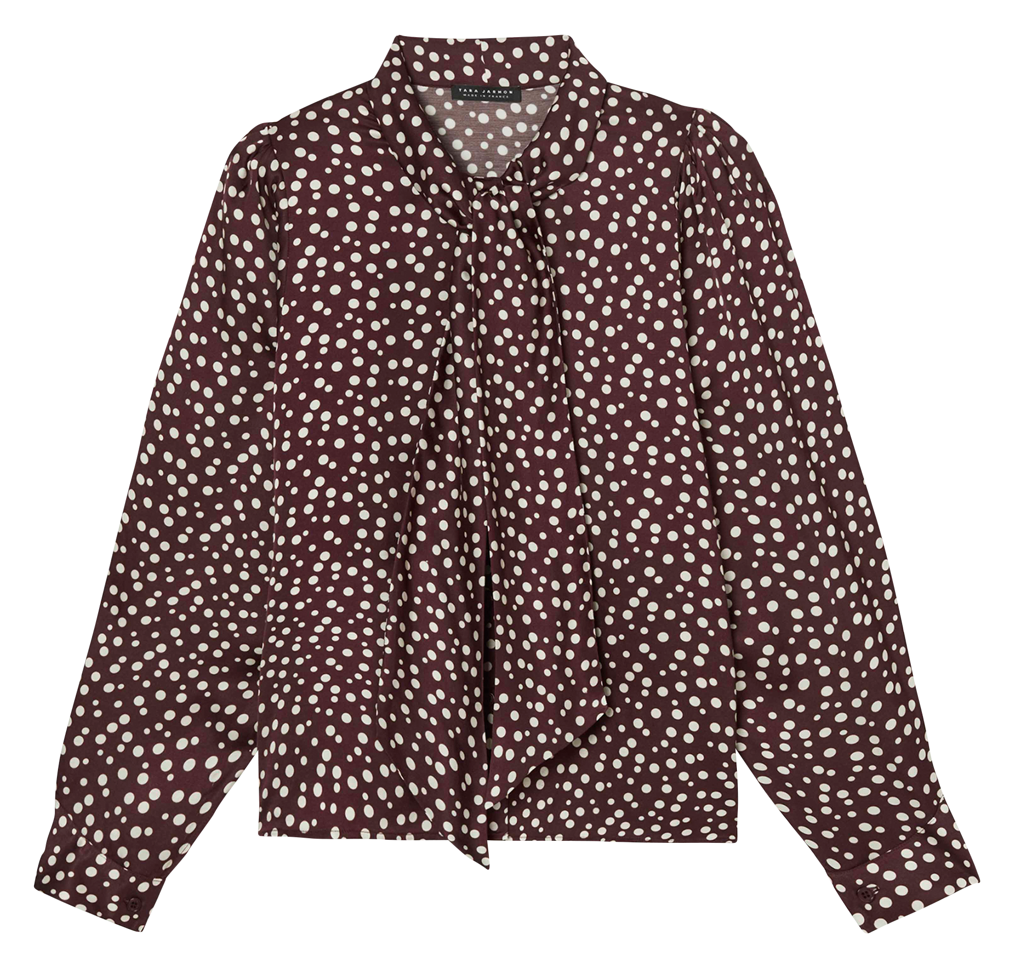 CANDY - Chemise droite imprimée | Marron