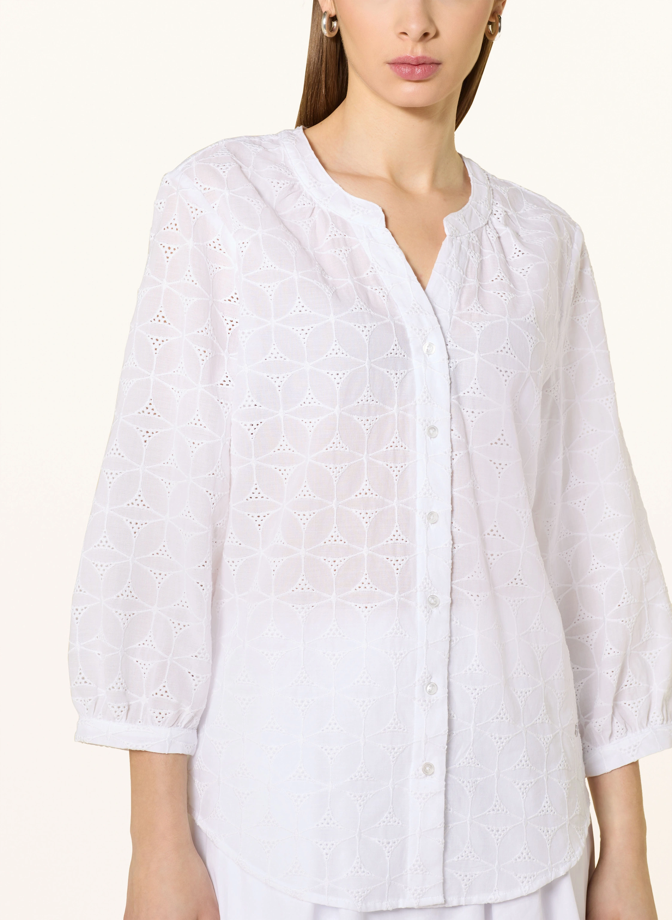 BRAX Bluse VELIA mit Lochspitze