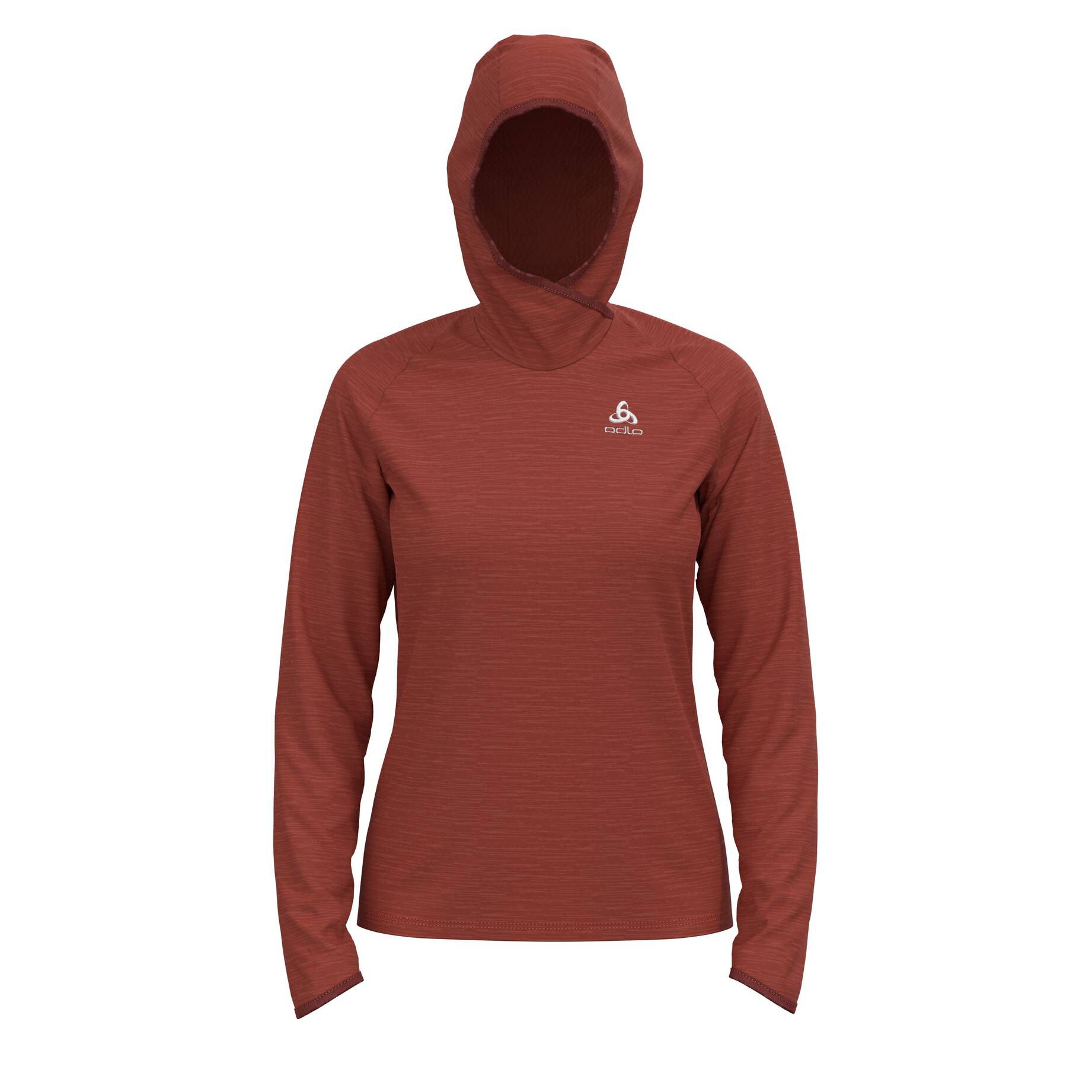 Odlo| Damen Langarmshirt ESSENTIAL THERMAL MID LAYER HOODY