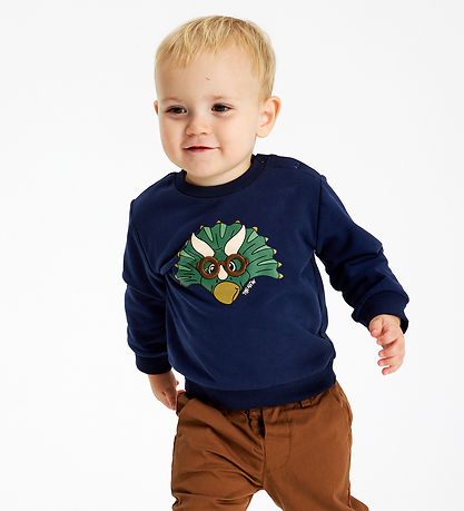 THe New Siblings Sweatshirt - TnsLeroy - Navy Blazer