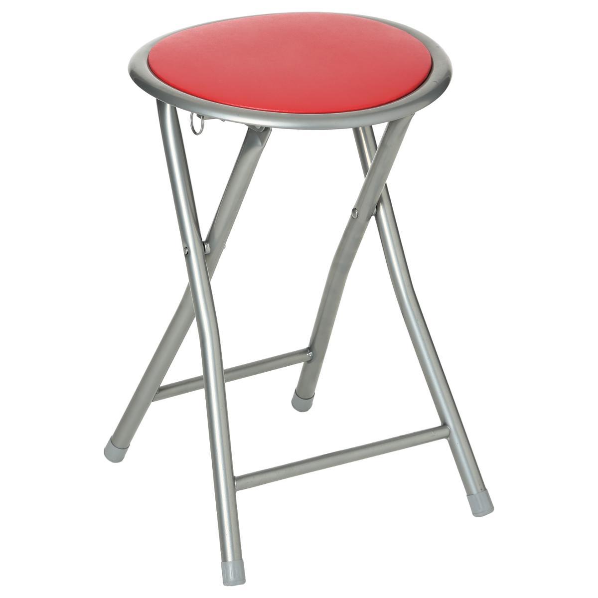 TABOURET PLIANT BASIC ROUGE