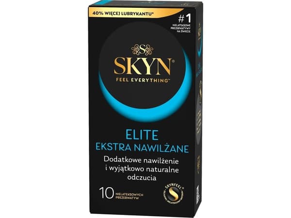SKYN_Elite ekstra smurte lateksfrie kondomer 10stk.
