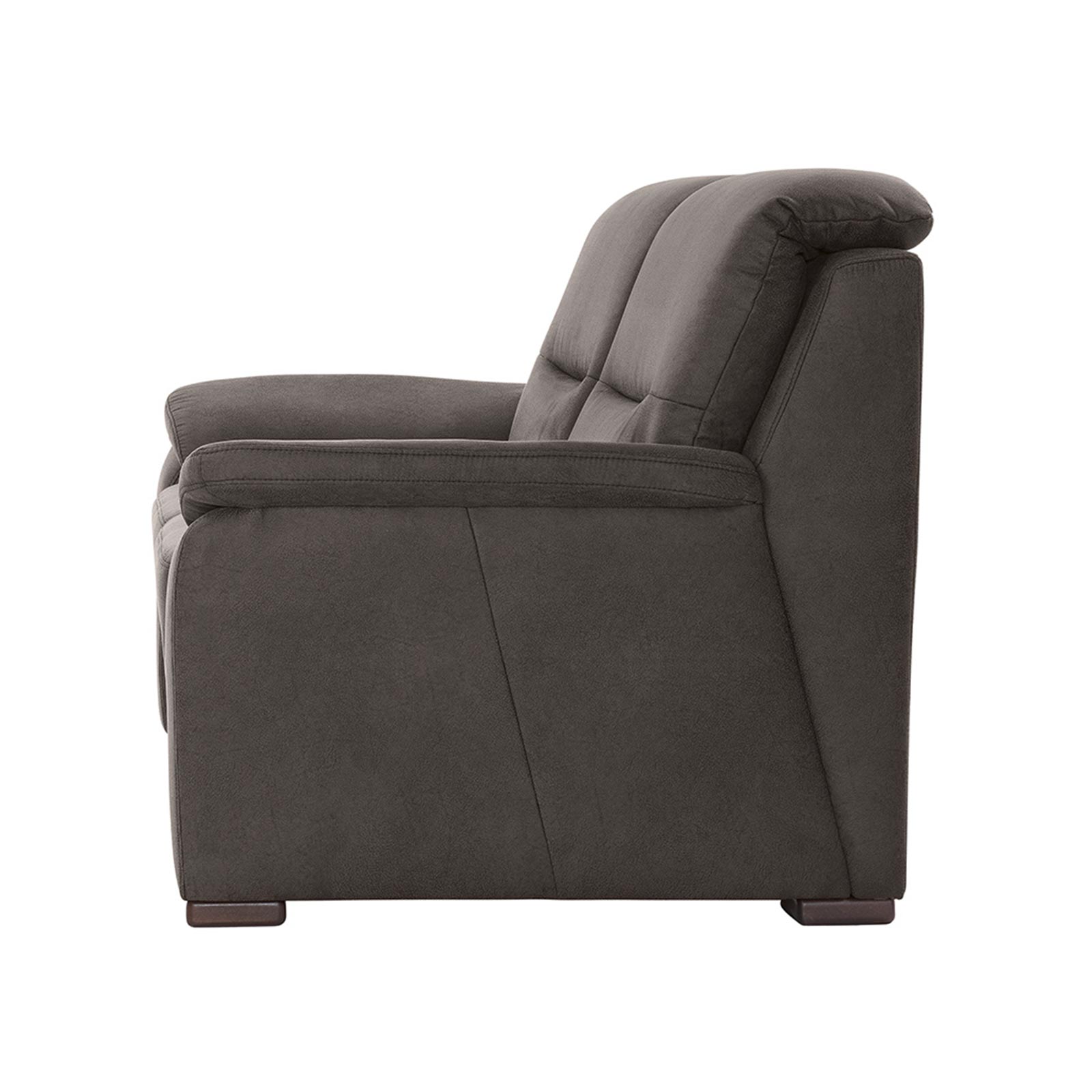 polsterpower 2-Sitzer-Sofa - Saddle anthrazit - Basismodell