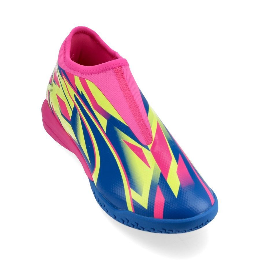 PUMA Ultra Match   Mid Laceless IT Energy - Rose/Bleu/Jaune Enfant