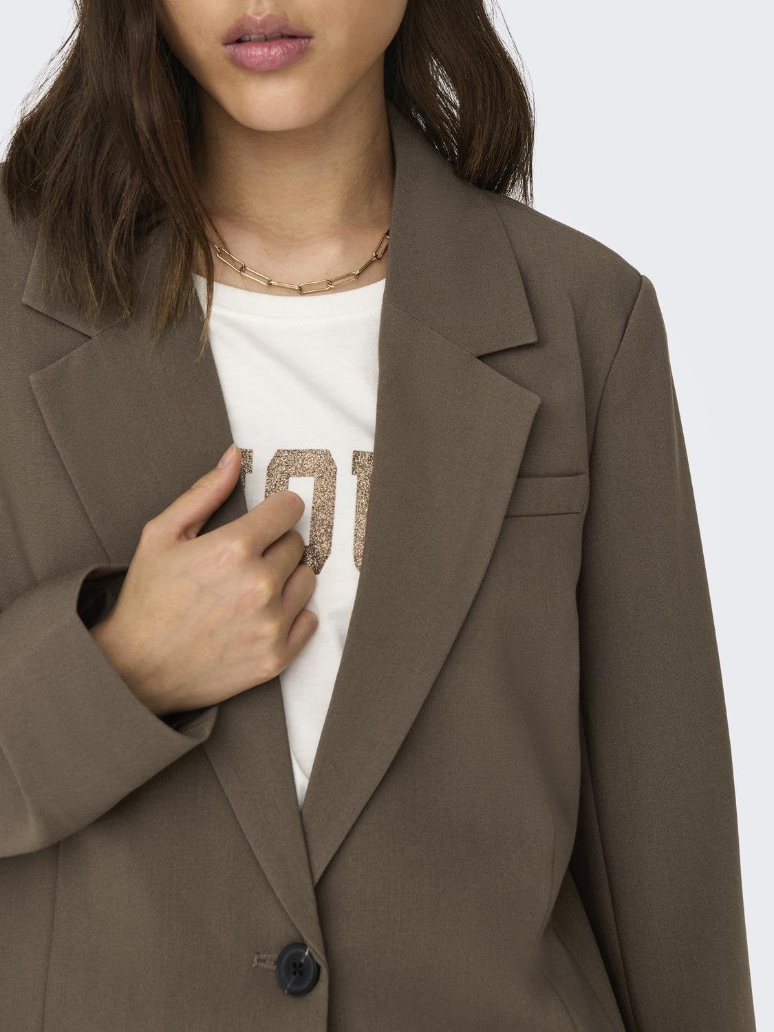 ONLMILIAN Blazer Coffee Quartz