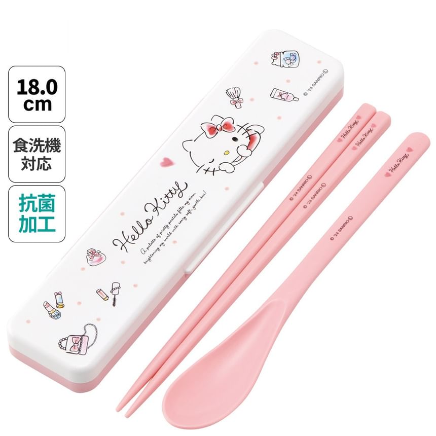 Skater - Sanrio Hello Kitty Bestekset met Etui